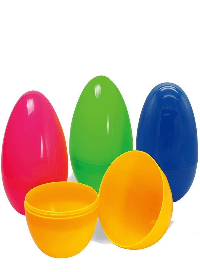 OPACC 24 Fillable Plastic Easter Egg Hunt Party Supply Pack - 3" Assorted Color Plastic Eggs - Image 1